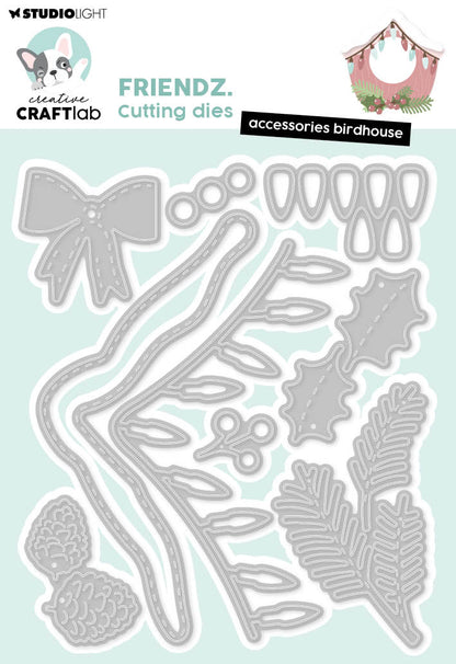 CCL Cutting Die Accessoiries Birdhouse Friendz 9 Pieces