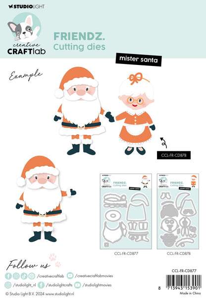 CCL Matrice de découpe Mister Santa Friendz 8 PC