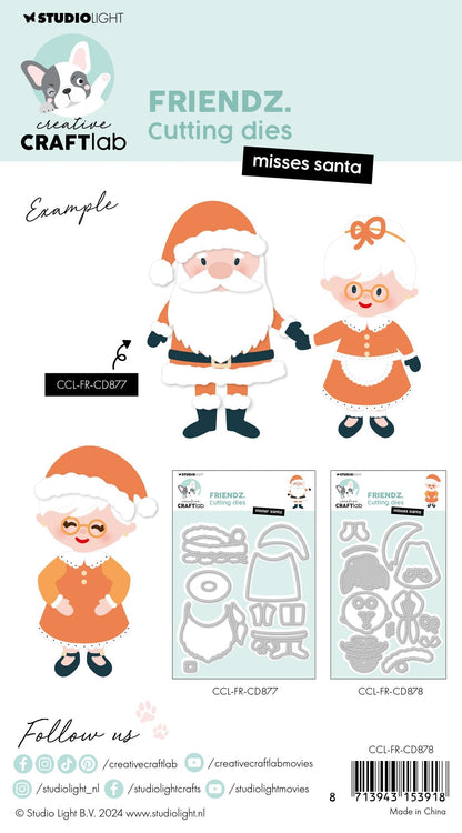 CCL Cutting Die Misses Santa Friendz 15 PC