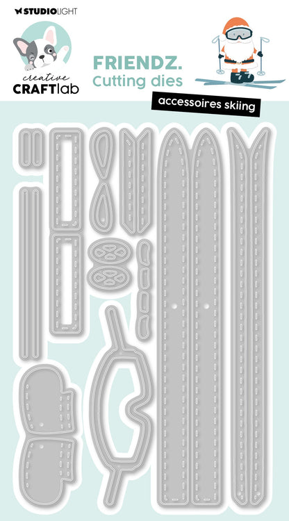 Matrices de coupe CCL Accessoires Skiing Friendz 11 Pcs