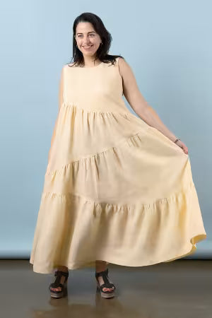 Azure Dress Top and Skirt by Closet Core Patterns