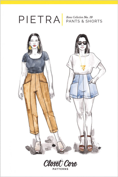 Pantalon et short Pietra par Closet Core Patterns