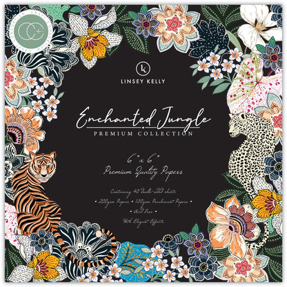 Craft Consortium Enchanted Jungle - Bloc de papier 6x6