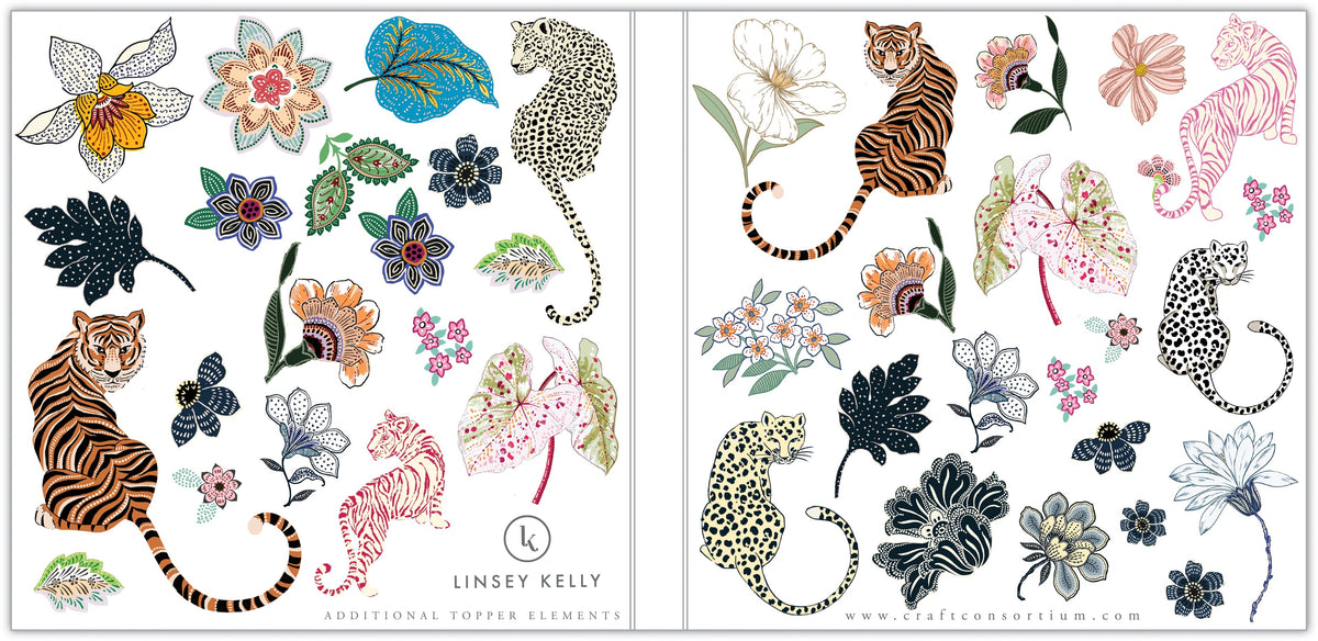 Craft Consortium Enchanted Jungle - Bloc de papier 6x6