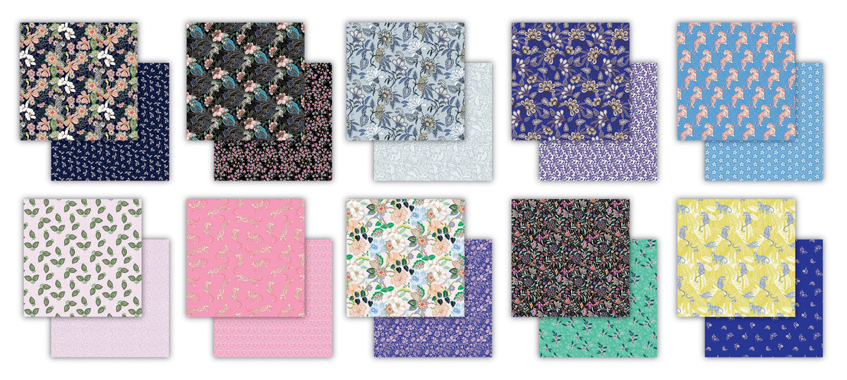 Craft Consortium Enchanted Jungle - Bloc de papier 6x6