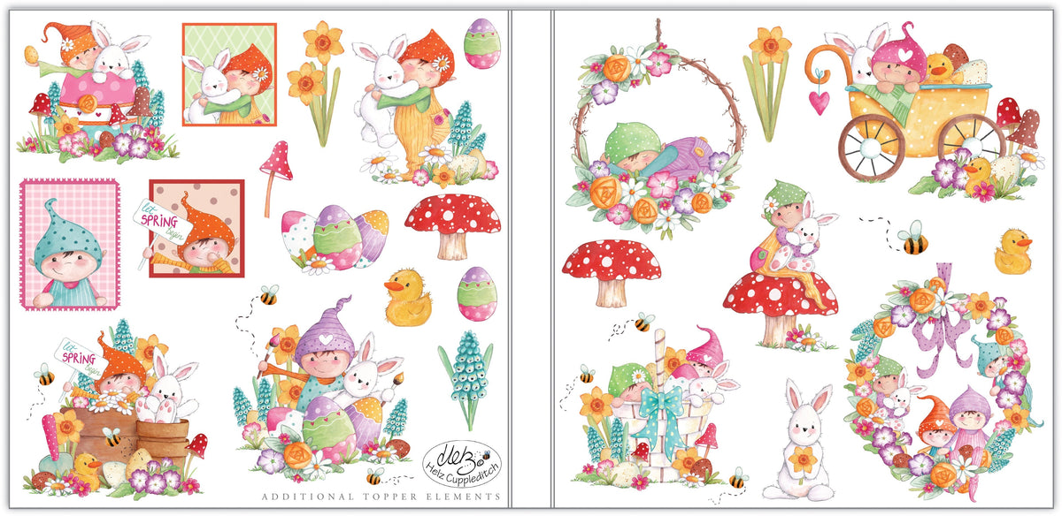 Craft Consortium Que le printemps commence - Bloc de papier 6x6