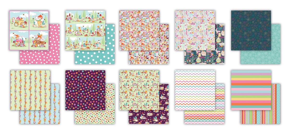 Craft Consortium Que le printemps commence - Bloc de papier 6x6
