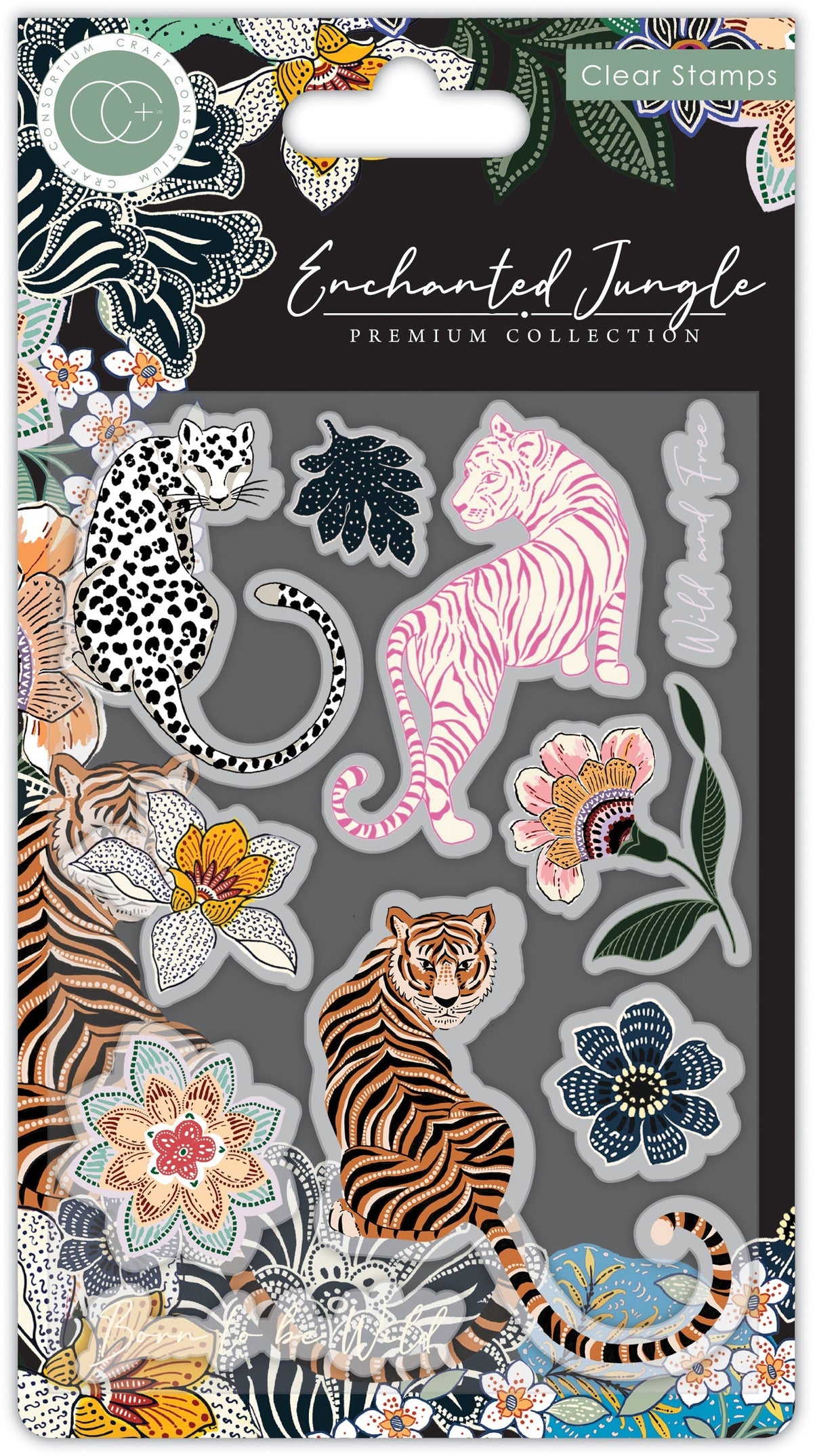 Craft Consortium Enchanted Jungle - Set de tampons