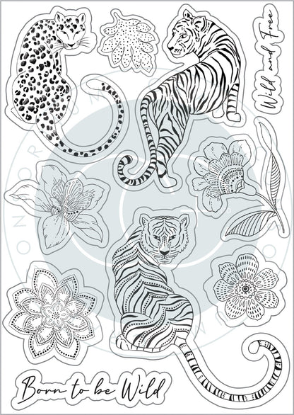 Craft Consortium Enchanted Jungle - Set de tampons