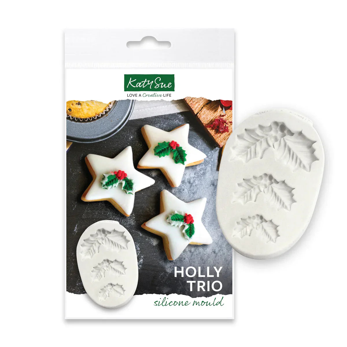Moule en silicone Trio de Houx