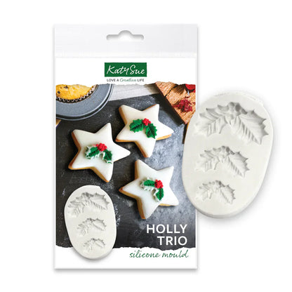 Moule en silicone Trio de Houx