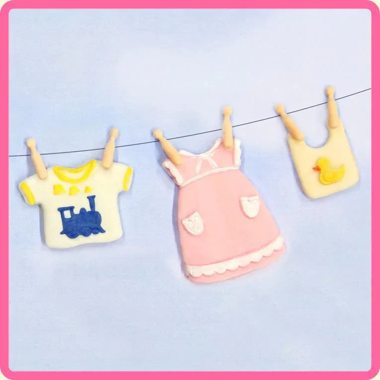 Moule en silicone pour étendoir à linge pour bébé