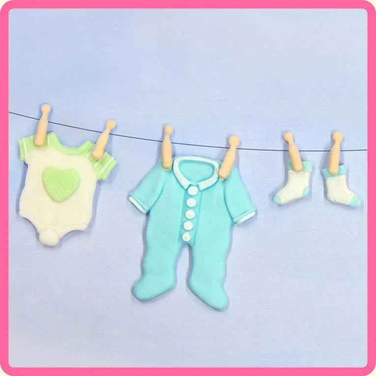 Moule en silicone pour étendoir à linge pour bébé