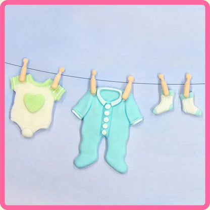 Moule en silicone pour étendoir à linge pour bébé