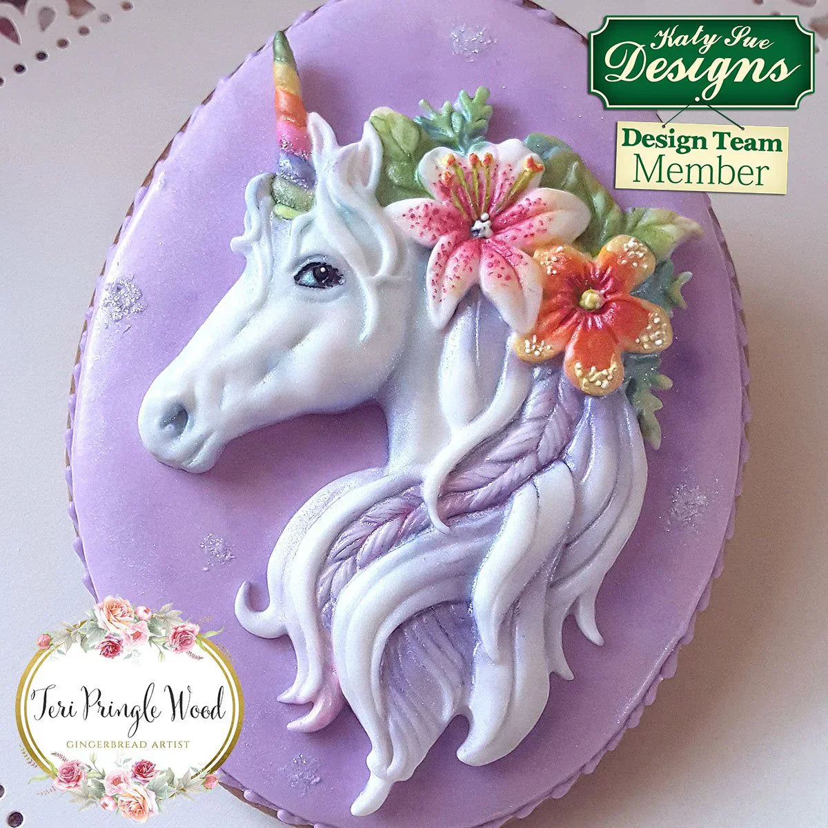 Moule en silicone licorne
