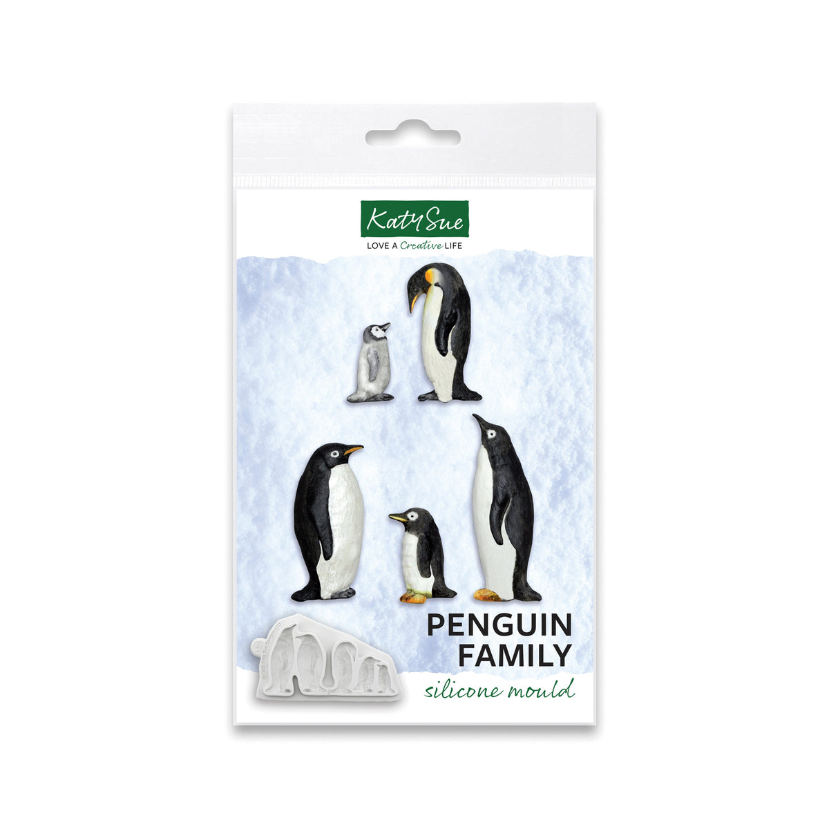 Penguin Family Silicone Mould