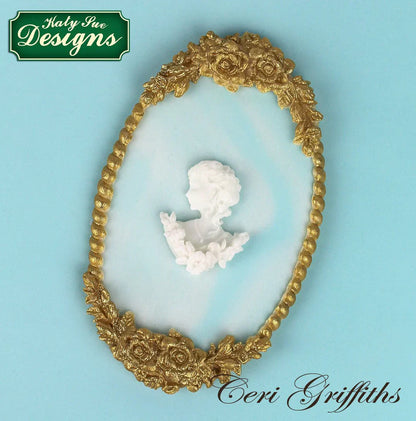 Oval Cameo & Oval Frame Silicone Mould