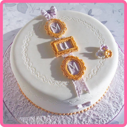 Oval Cameo & Oval Frame Silicone Mould