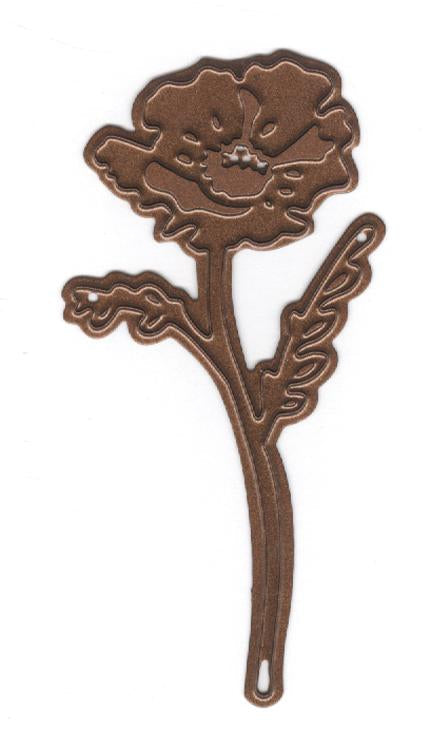 Sue Wilson Dies - Collection Finishing Touches - Coquelicot tranquille