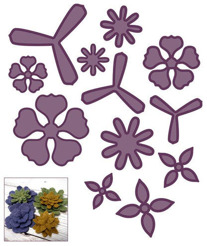 Collection Touches Finales Matrice de découpe Jardin de Succulentes