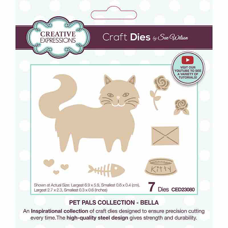 Creative Expressions Sue Wilson Pet Pals matrice de découpe Bella