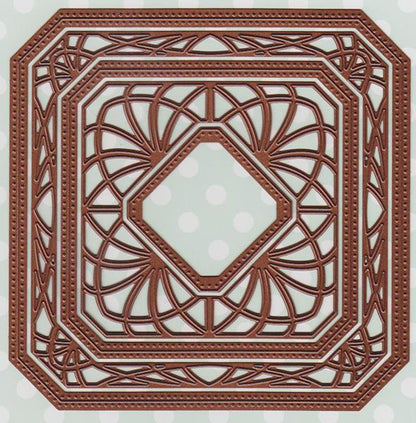 Matrice de découpe « Noble Ornate Pierced Squares »