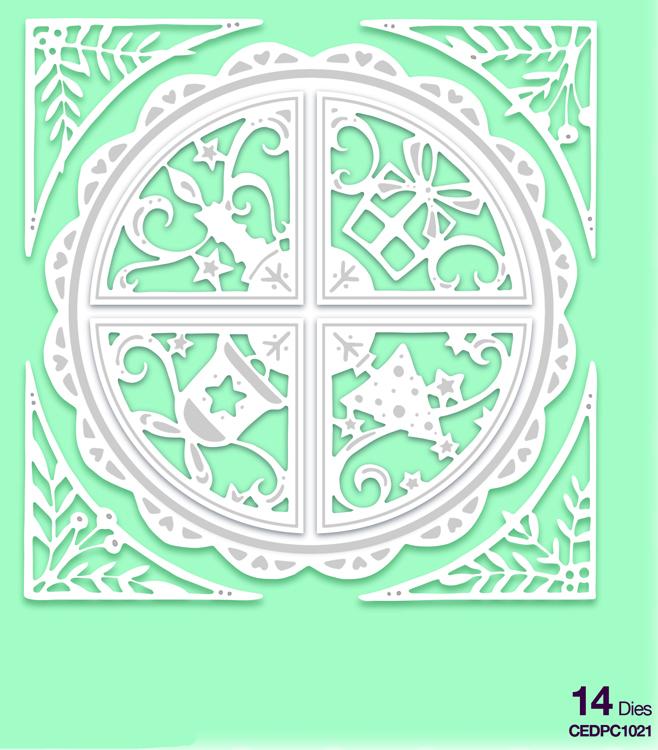 Creative Expressions Matrice de découpe Paper Cuts Collection - Corne d'abondance festive