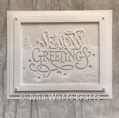 Collection Creative Expressions Paper Cuts - Vœux de saison