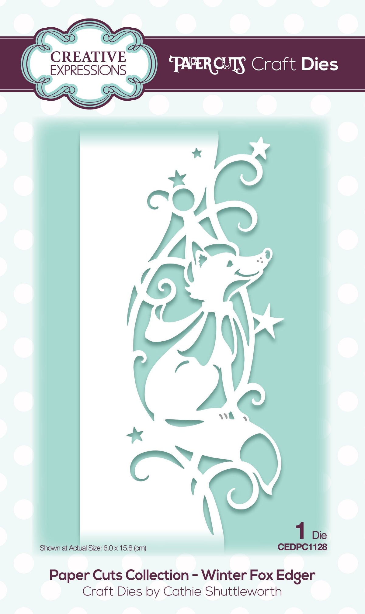 Creative Expressions Matrices de découpe papier Winter Fox