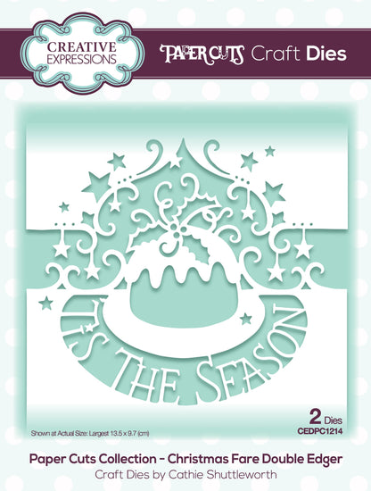 Matrice de coupe double Creative Expressions Paper Cuts Christmas Fare