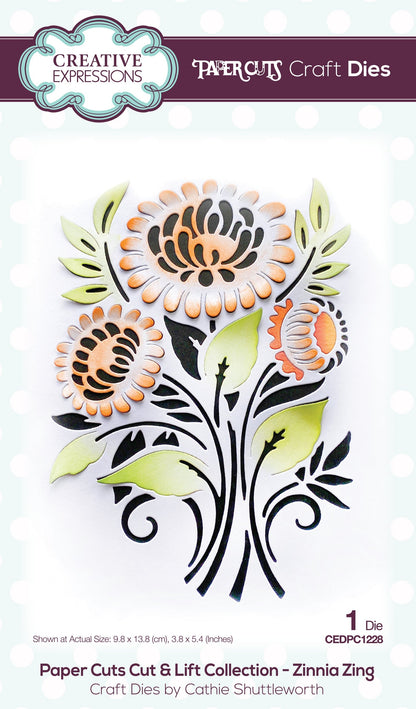 Matrice de découpe et d'embossage Glaïeul "Paper Cuts" Creative Expressions