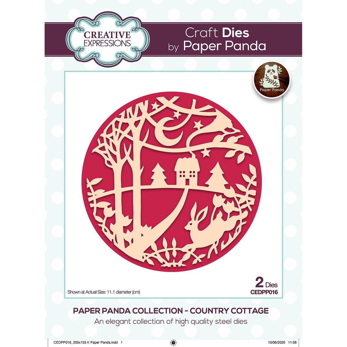 Matrice de découpe Paper Panda Country Cottage