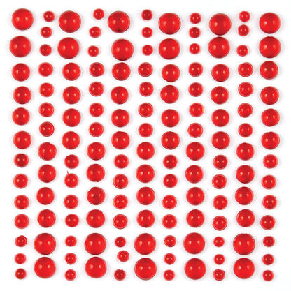 Gouttes adhésives décoratives Craft Consortium – Rouge