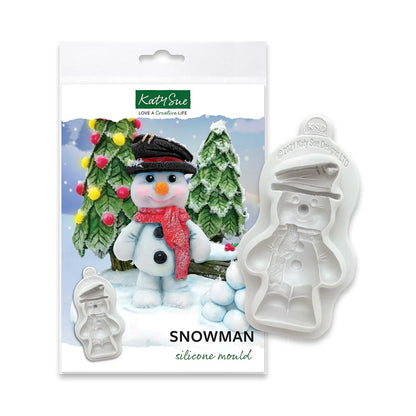 Moule à glaçons en silicone bonhomme de neige
