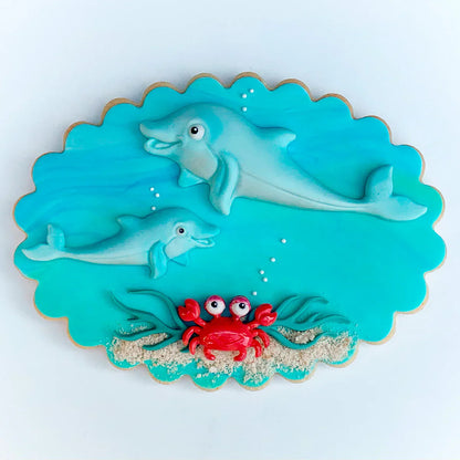 Moule en silicone Dauphins