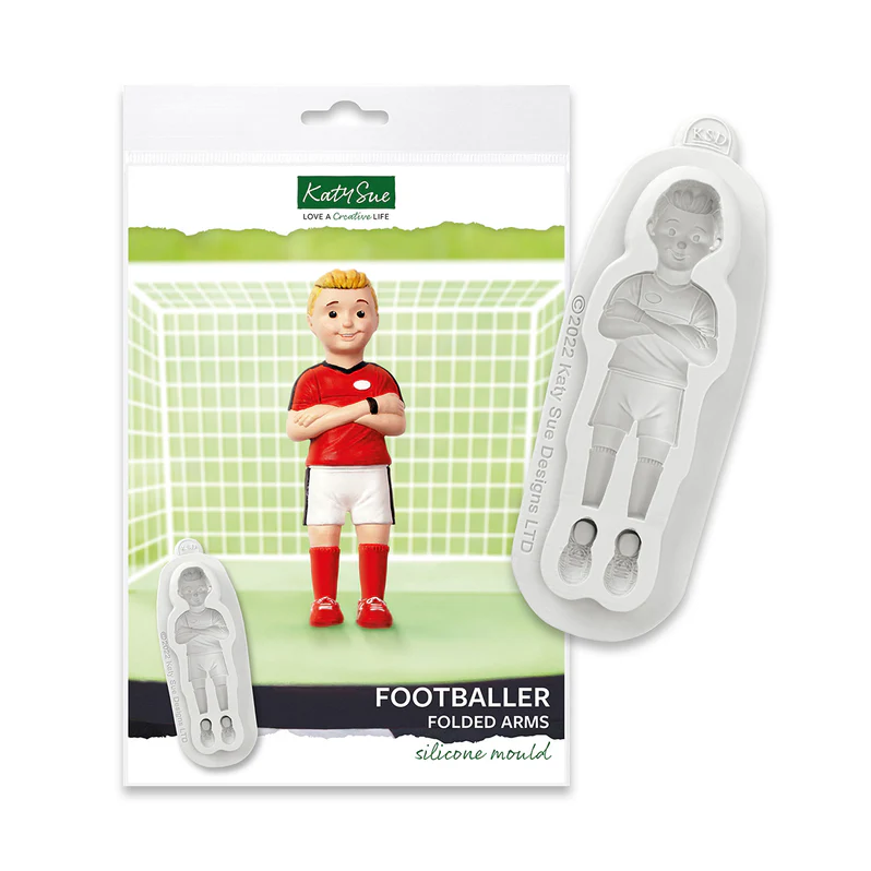 Moule en silicone Footballeur Bras Croisés