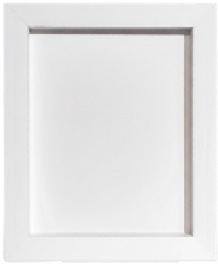 CrafTreat Formes Pliables 3D - Cadres Blancs - Lot Rectangulaire 4 pièces