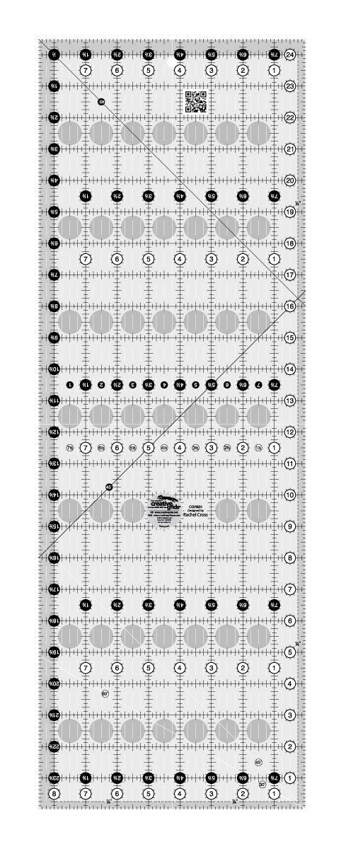 Creative Grids Quilt Ruler 8.5" x 24.5"