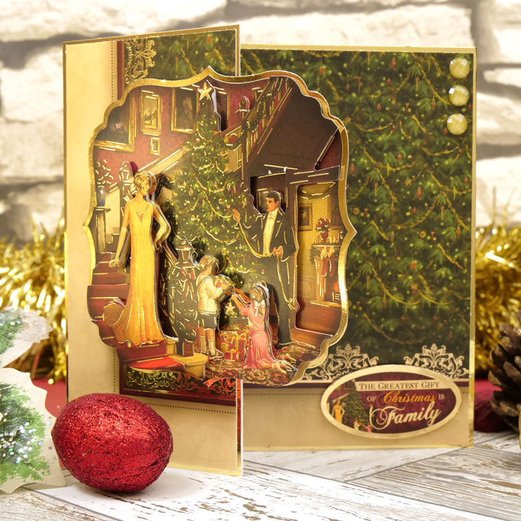 Une parure de luxe de Noël en famille