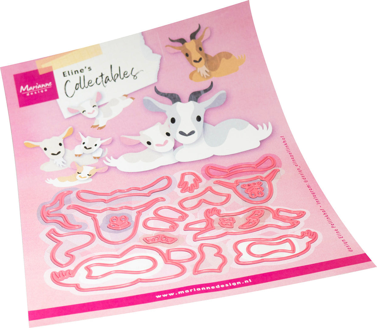 Marianne Design Matrice de découpe Collectables - Famille de Chèvres d'Eline