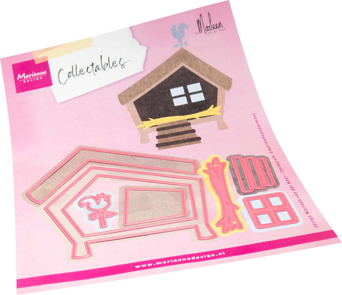 Marianne Design Collectables Die - Cabane d'animaux par Marleen