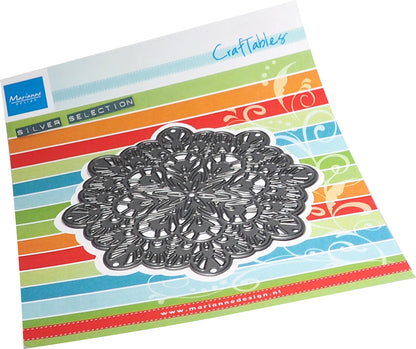 Marianne Design Craftables Matrice de découpe – Texture artistique XL Flocon de neige