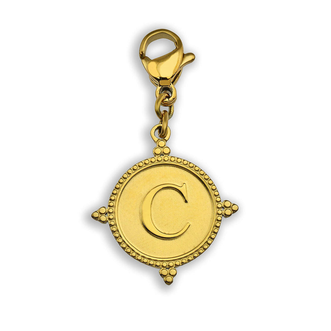Gold Ornate Alphabet Letter Charms (A–Z) for Necklaces & Bracelets