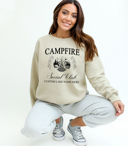 Sweat-shirt personnalisé Campfire Social Club | Vêtements d'été | Vêtements personnalisés