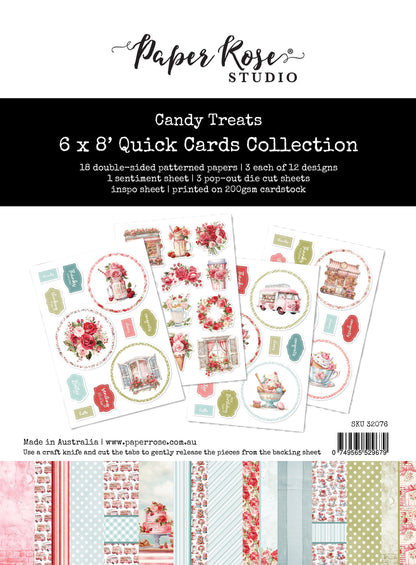 Candy Treats 6x8" Quick Cards Collection 32076