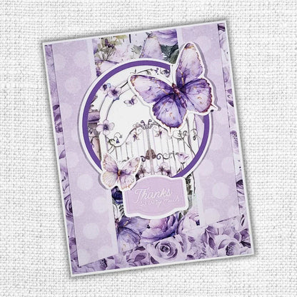 Lavande et fées 6x8" matrices de découpe pour cartes rapides 33720