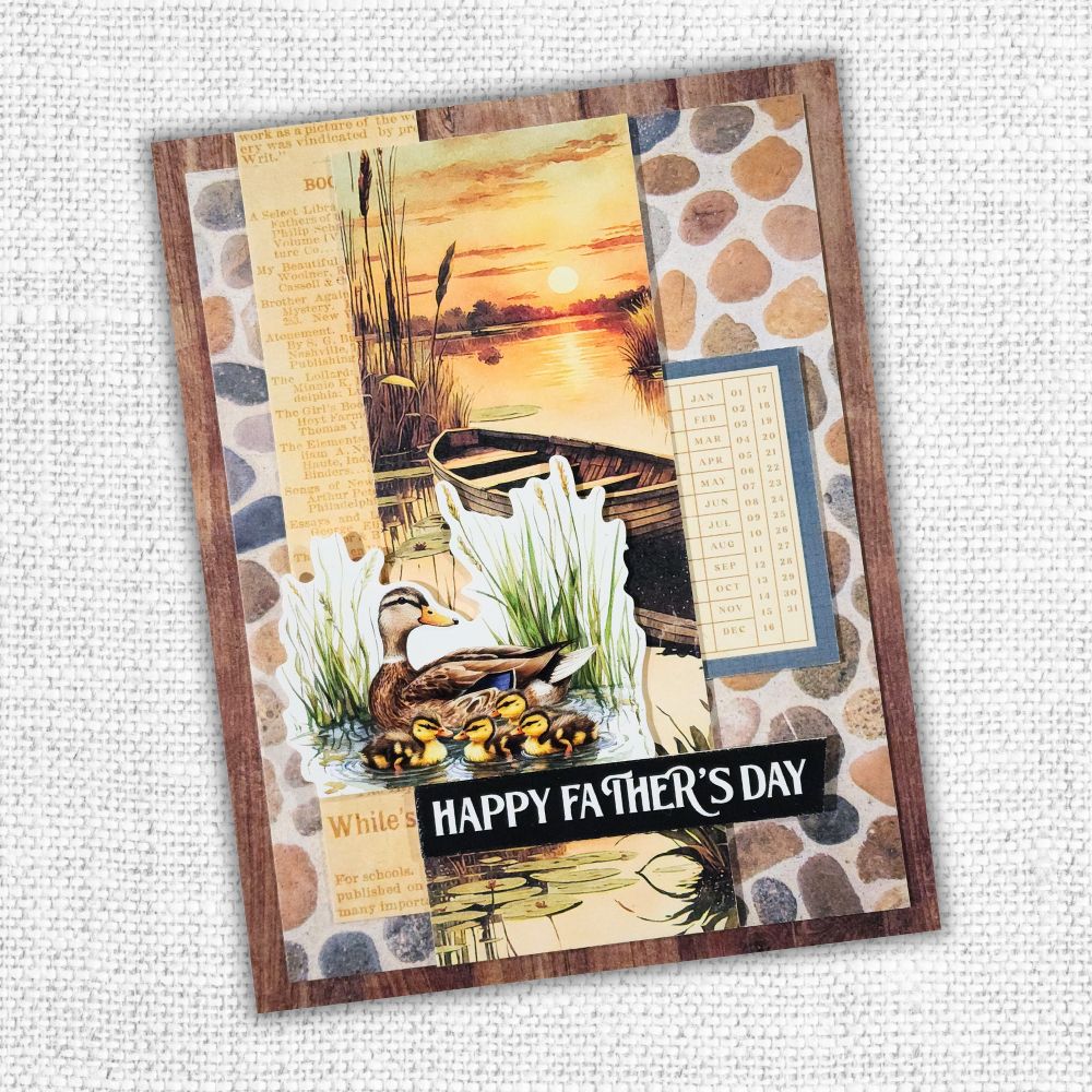 Collection de papiers 12x12 de base Lakeside Memories 34716