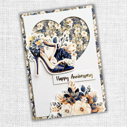 Collection de papiers 15x15 cm Les Essentiels de la Fleur de Mariage 31746