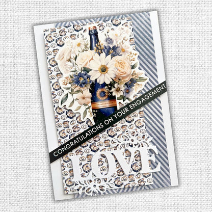 Collection de papiers 15x15 cm Les Essentiels de la Fleur de Mariage 31746