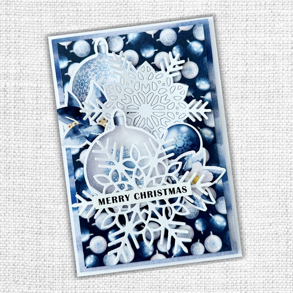 Flocon de Noël 2 matrices de découpe 32433